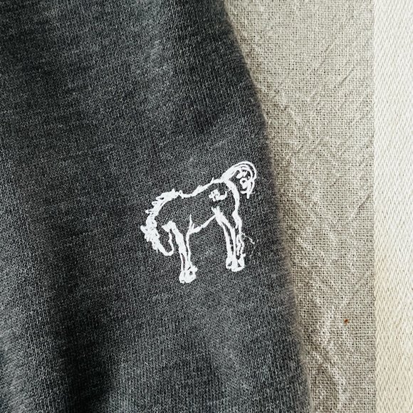 Womens Grey Hoodie with Horse Logo, Size XL NWOT - Picture 4 of 7